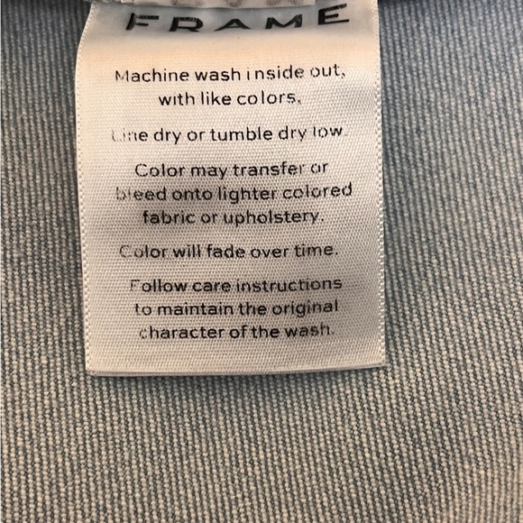 Frame Le High Mini
Fold Over Jean Skirt
Womens Sz 29 - Picture 5 of 8